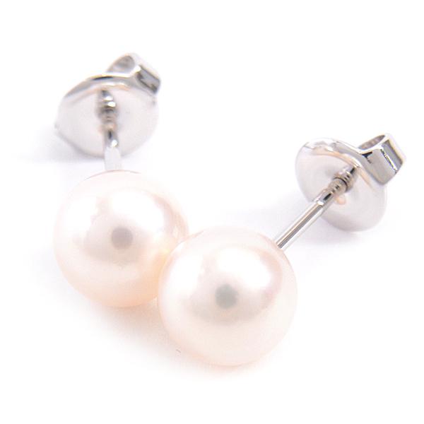 MIKIMOTO ミキモト ピアス レディース K18WG 1Pパール パール：7.1mm 