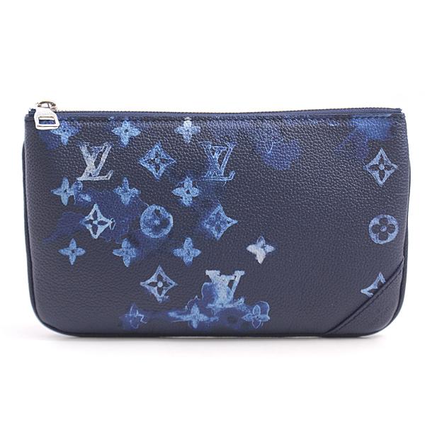 ルイヴィトン バッグ メンズ レディース ポーチ クラッチバッグ モノグラム ウォーターカラー ブルー Louis Vuitton 中古 Brandmax 通販 Yahoo ショッピング
