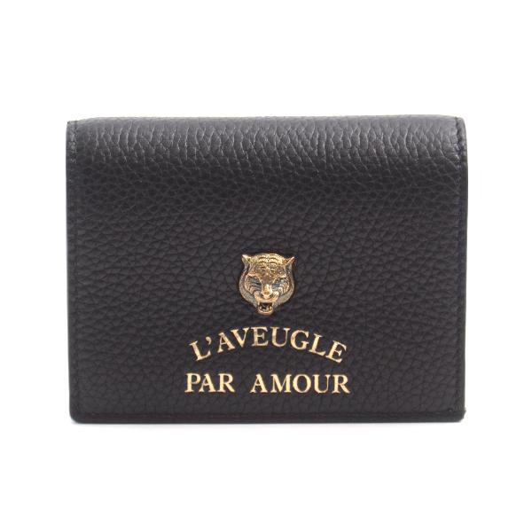 グッチ 財布 メンズ アニマリエ タイガー コンパクトウォレット ブラック レザー Gucci 中古 Brandmax 通販 Yahoo ショッピング