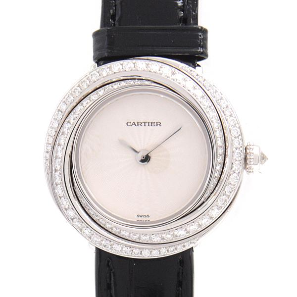 Cartier クォーツ腕時計 ホワイトダイヤル CARTIER PANTHERE Quartz 23mm 18K White Gold 0.88TCW DIAMOND Watch