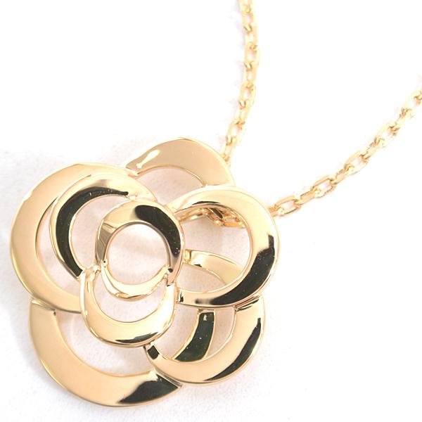 シャネル ネックレス レディース カメリア ネックレス イエロー