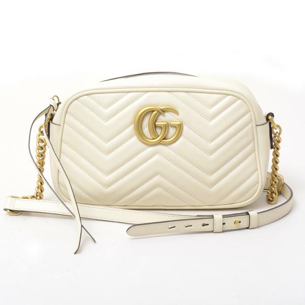 グッチ バッグ レディース GGマーモント ショルダーバッグ レザー 