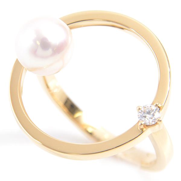 TASAKI タサキ 指輪 レディース キネティック 1Pパール ダイヤモンド  