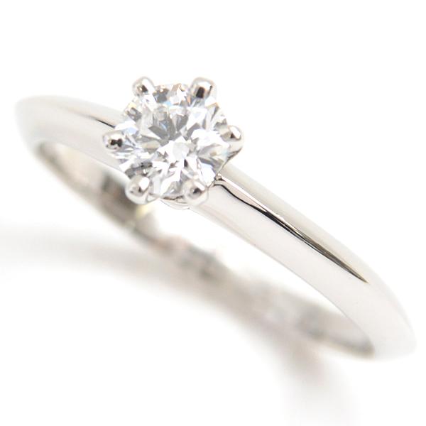 ティファニー ダイヤモンド フープ リング Pt950 8号 レディース 美品 楽天市場】TIFFANY&Co ティファニー フローラ ダイヤ リング Pt950