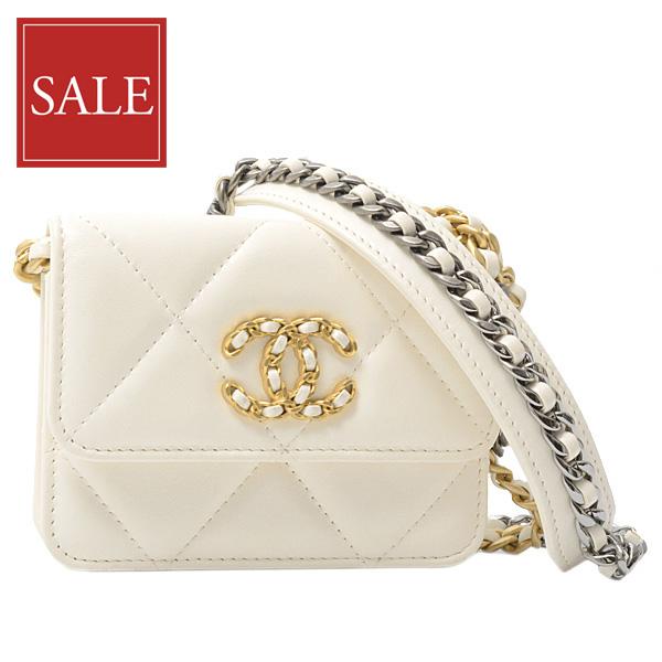 CHANEL19 マトラッセ ココマーク ラウンドチェーンショルダーバッグ