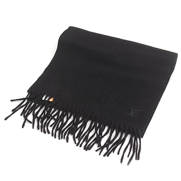 LOUIS VUITTON カシミアマフラー ダークブラウン