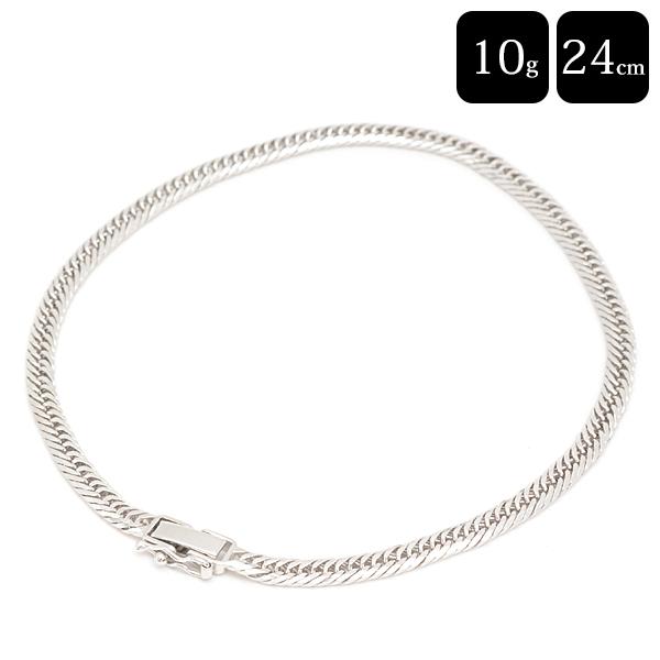 喜平 アンクレット K18 トリプル 8面 10g 25cm 造幣局検定マーク K18 8