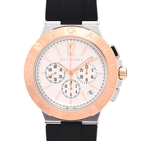 BVLGARI 自動巻き クロノグラフ 時計 ディアゴノ ブルガリ 時計 メンズ ヴェロチッシモ クロノグラフ 自動巻