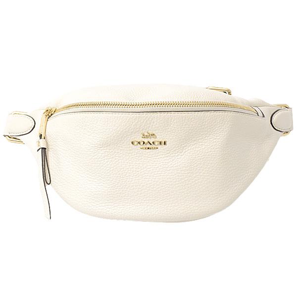 COACH◇ウエストバッグ/レザー/WHT/F48738 - ボディバッグ COACH◇ウエストバッグ/レザー/WHT/F48738 - ボディバッグ