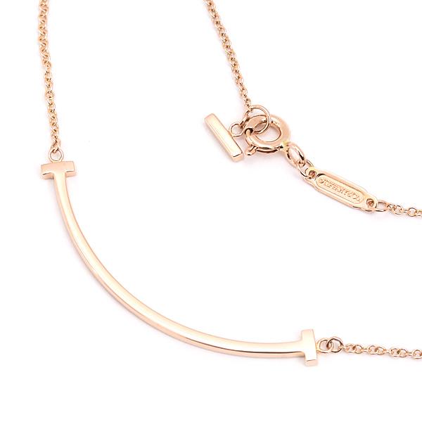Tiffany T ティファニー ネックレス レディース Tスマイル スモール  