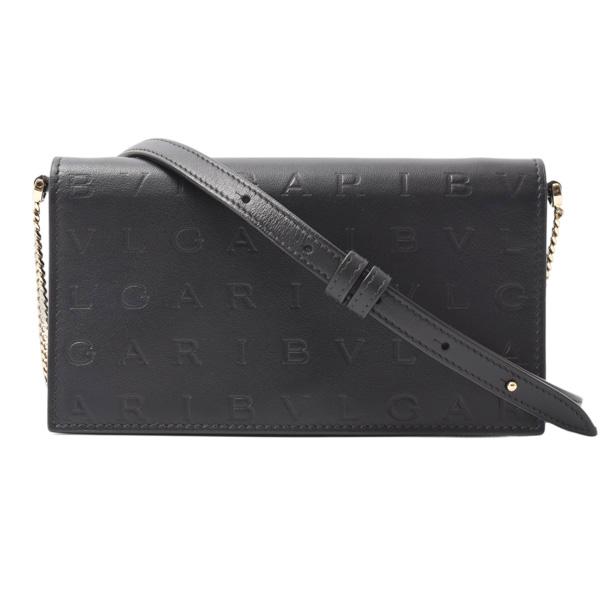 ブルガリ BVLGARI インフィニートゥム ショルダーバッグ バッグ レザー レディース ブラック系 291748 【中古】 BVLGARI（ブルガリ） バッグ レディース インフィニートゥムチェーン