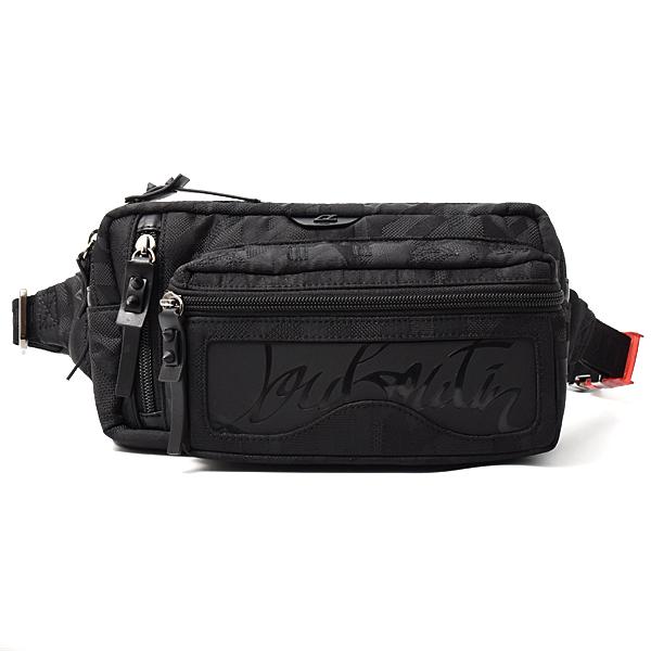 クリスチャンルブタン　ボディバッグ　バッグ Funky - クロスボディバッグ - カーフレザー - ブラック - Christian