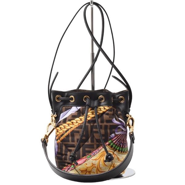 ⭐FENDI⭐ 美品 レアカラー モントレゾール 巾着 ショルダー ハンドバッグ ⭐FENDI⭐ 美品 レアカラー モントレゾール 巾着 ショルダー