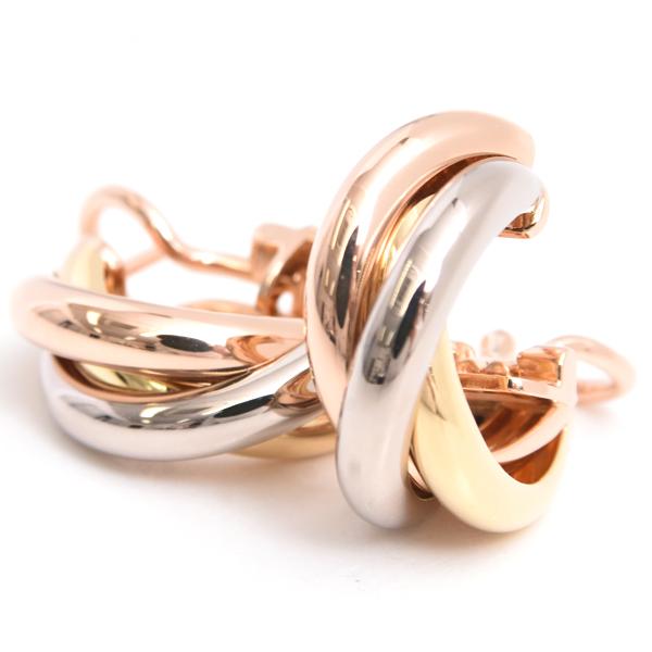 TRINITY（Cartier） カルティエ ピアス レディース トリニティ 3連