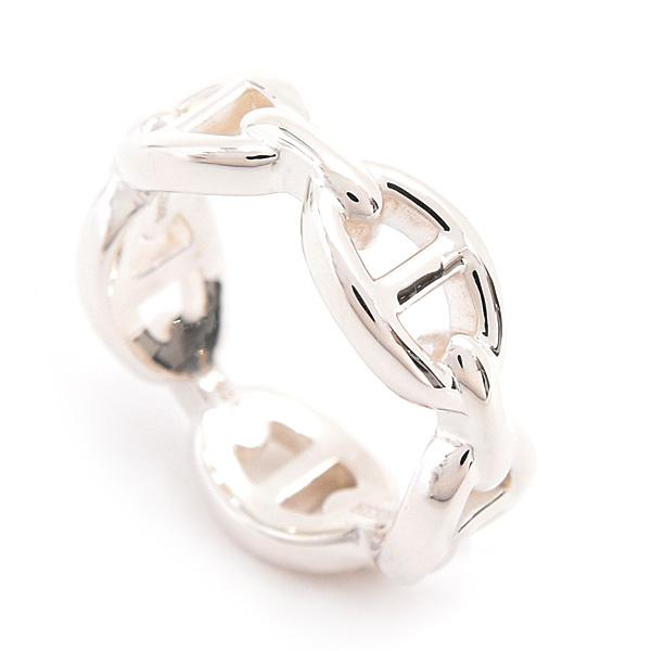 HERMES エルメス 確実正規品 シェーヌダンクルリング 53 存在感♪】HERMES《シェーヌ・ダンクル・カオス》リング (HERMES/指輪