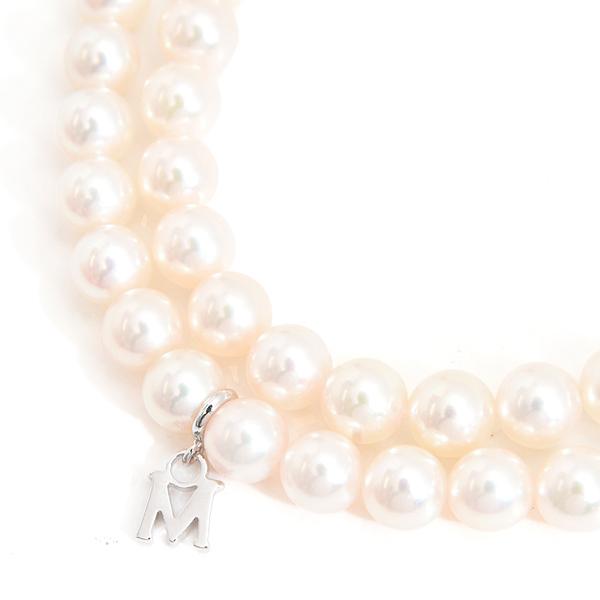 MIKIMOTO（ミキモト） ネックレス レディース ベビーパール Mチャーム