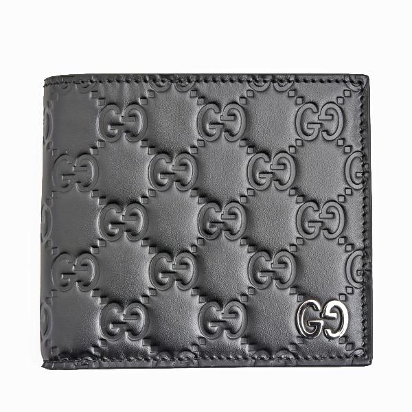 GUCCI（グッチ） 財布 メンズ 二つ折り グッチシマ グッチシグネチャー