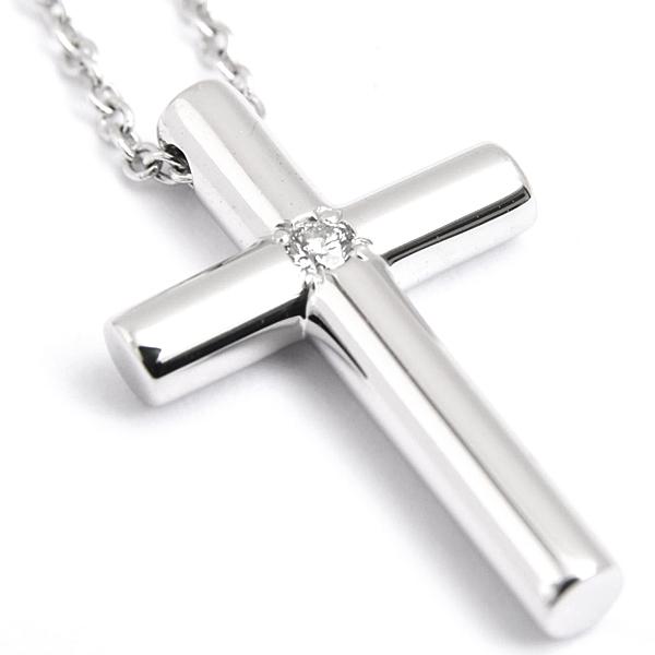 TIFFANY&Co.（ティファニー） ネックレス レディース 1Pダイヤ クロス