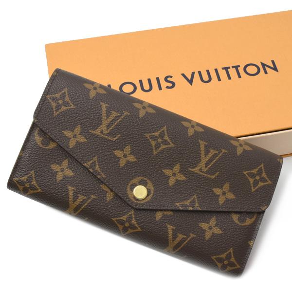 中古 ルイ ヴィトン LOUIS VUITTON M62236 ユニセックス 長財布 モノグラム ブラウン /コクリコ モノグラムキャンバス LOUIS VUITTON（ルイ・ヴィトン） 財布 レディース モノグラム