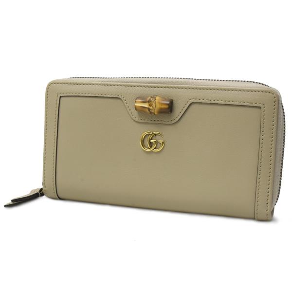 GUCCI（グッチ） 財布 レディース ダブルG 長財布 ラウンドファスナー 
