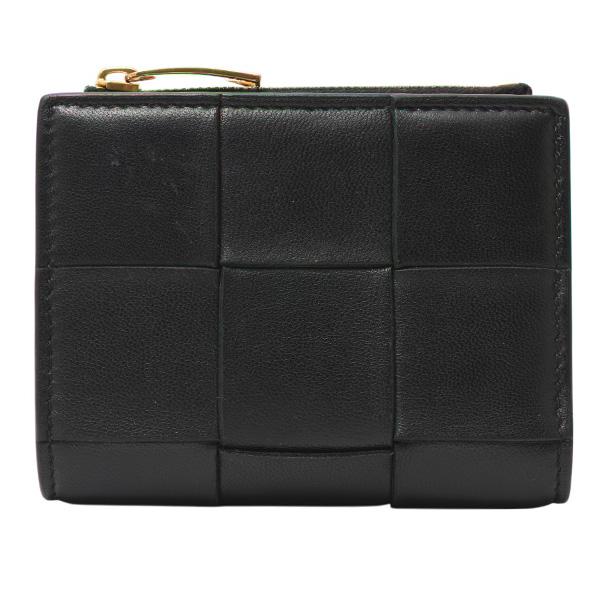 【美品】ボッテガヴェネタ　二つ折り財布　マキシイントレチャート　ウォレット BOTTEGA VENETA（ボッテガ・ヴェネタ） マキシイントレチャート