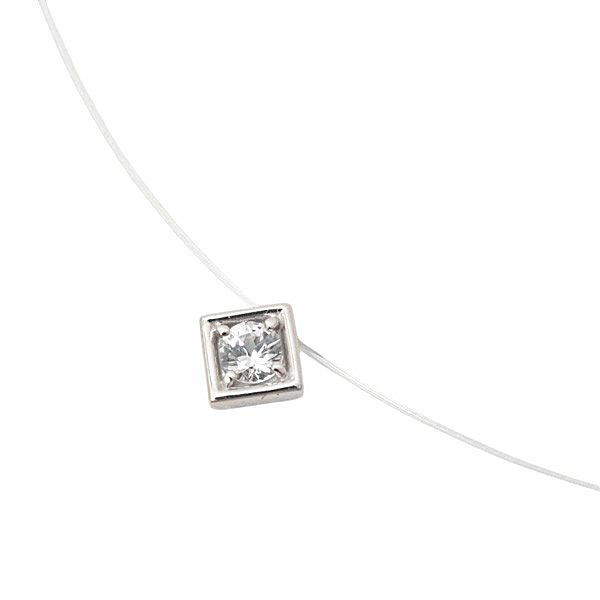 TASAKI（タサキ） ネックレス レディース K18WG K14WG 1Pクリア