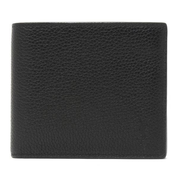 Saint Laurent カサンドラ メンズ カサンドラ 2つ折り財布 黒 Yves Saint Laurent（イヴ・サンローラン） サンローラン 財布 メンズ
