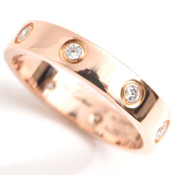LOVE（Cartier） カルティエ 指輪 レディース ミニラブ フルダイヤ 
