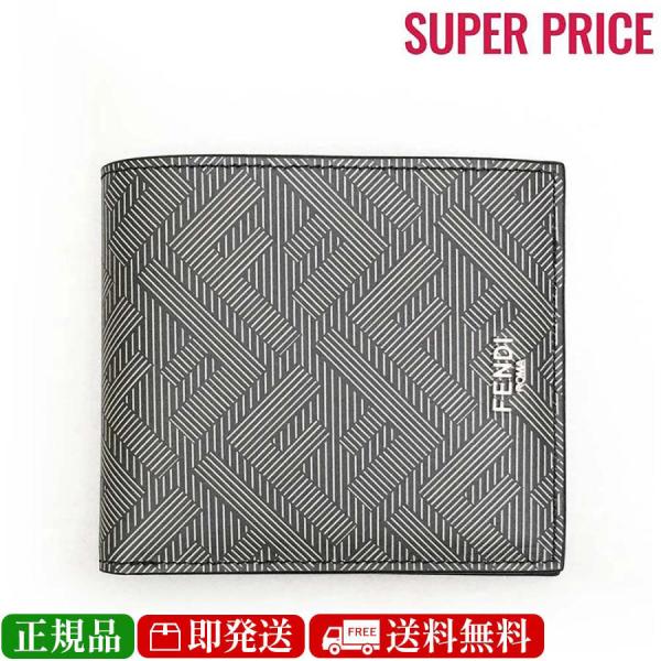 FENDI フェンディ 7M0169 AP16 F1QCG FF シャドー 二つ折り財布