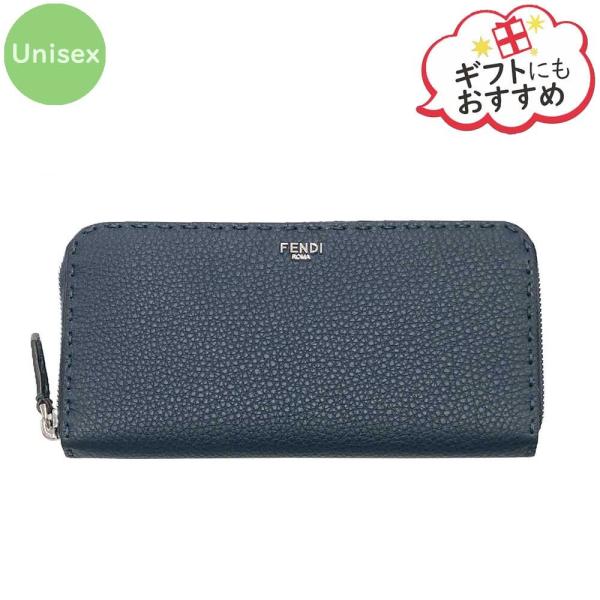 極美品　FENDI フェンディ　財布　二つ折り　ラウンドジップ　M06 FENDI（フェンディ） 二つ折り財布 FF Diamond Zip Around Bi-Fold