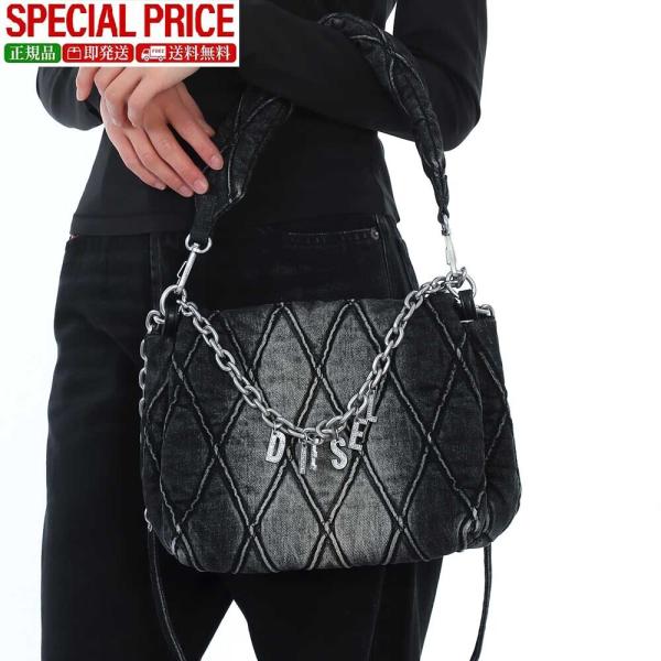 極美品◇DIESEL ディーゼル パデッド 2WAY ショルダーバッグ ナイロン DIESEL（ディーゼル） 全品P5倍!MAX15000円クーポン7/31迄☆DIESEL