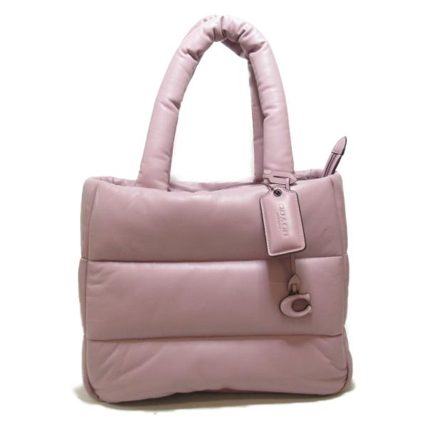 コーチ COACH F25187 トートバッグ エナメル×レザー ピンク 