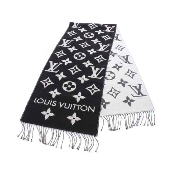 本日24時まで限定販売!!　ルイ・ヴィトン　ヴェルサーチ　マフラー　2枚セット LOUIS VUITTON（ルイ・ヴィトン） LVエセンシャル ノワール ブランド