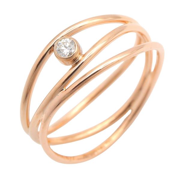 TIFFANY&Co.（ティファニー） 爆買 ウェーブ 3ロウ ダイヤ リング