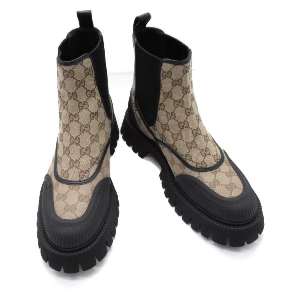 GUCCI グッチ GG アンクル ブーツ ブランドオフ GGキャンバス GG GUCCI グッチ GG アンクル ブーツ ブランドオフ GGキャンバス GG