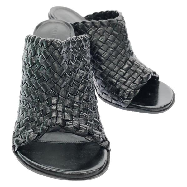 ボッテガヴェネタ ミュール ブランドオフ BOTTEGA VENETA レザー 中古