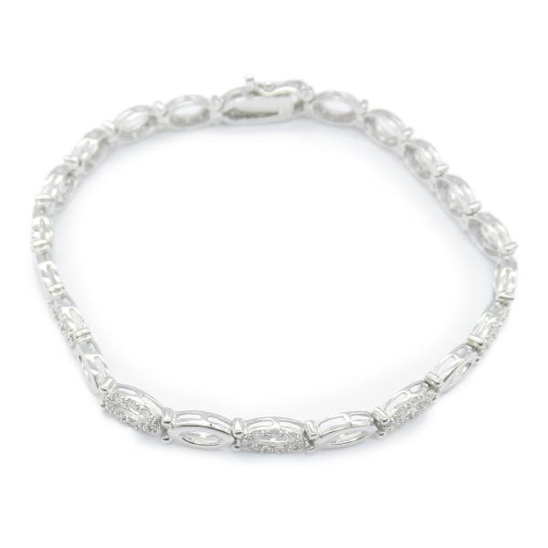 ジュエリー ダイヤモンド ブレスレット ブランドオフ JEWELRY K18WG