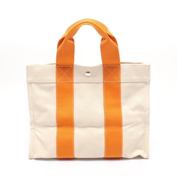 【極美品】 HERMES エルメス　ボラボラMM　ハンドバッグ トートバッグ HERMES（エルメス） ボラボラPM ブランドオフ キャンバス トートバッグ