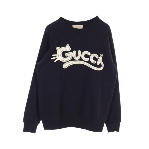 GUCCI グッチ KITTEN LOGO ブランドオフ コットン スウェット GUCCI グッチ KITTEN LOGO ブランドオフ コットン スウェット