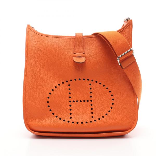 HERMES（エルメス） 爆買 エヴリン3GM オレンジ ブランドオフ その他