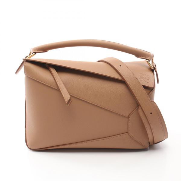 LOEWE（ロエベ） パズルバッグ ミディアム ブランドオフ レザー