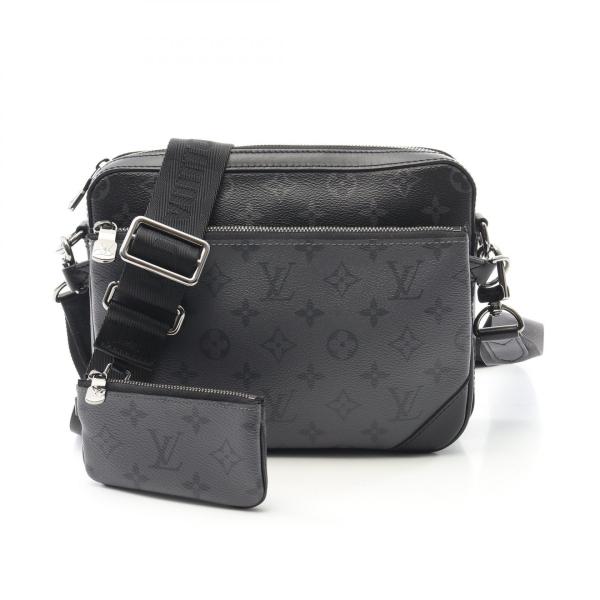【極上美品】ルイヴィトン モノグラム エクリプス トリオメッセンジャー ブラック LOUIS VUITTON（ルイ・ヴィトン） トリオ メッセンジャー モノグラム