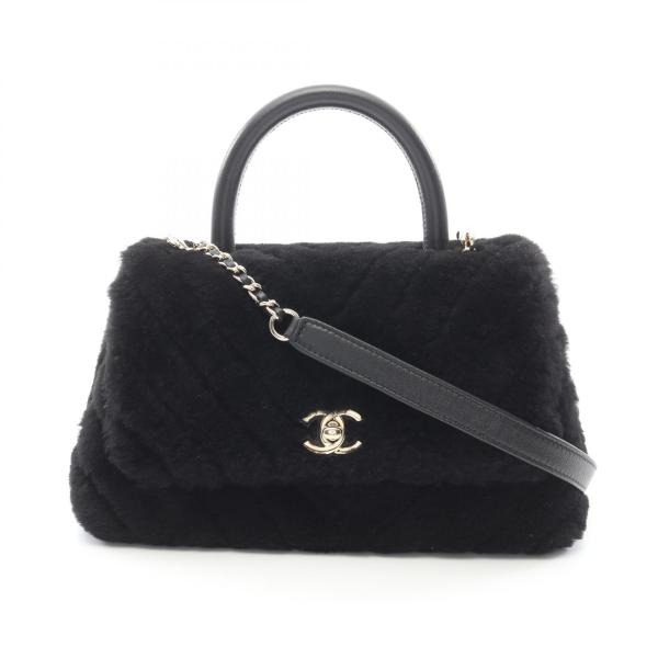 CHANEL（シャネル） ココハンドル フラップ シェブロン Vステッチ