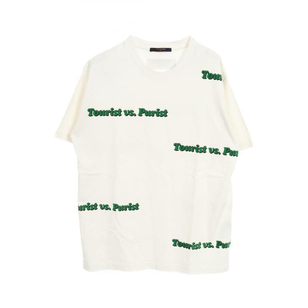 ルイ・ヴィトン LOUIS VUITTON TOURIST VS PURIST カットソー 衣料品 トップス コットン メンズ ホワイト系 【中古】 LOUIS VUITTON（ルイ・ヴィトン） TOURIST VS PURIST ブランドオフ