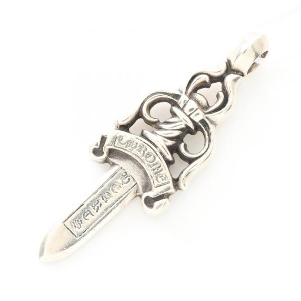 925 シルバーラージダガーネックレス クロムハーツ ラージ ダガー ブランドオフ CHROME HEARTS シルバー925