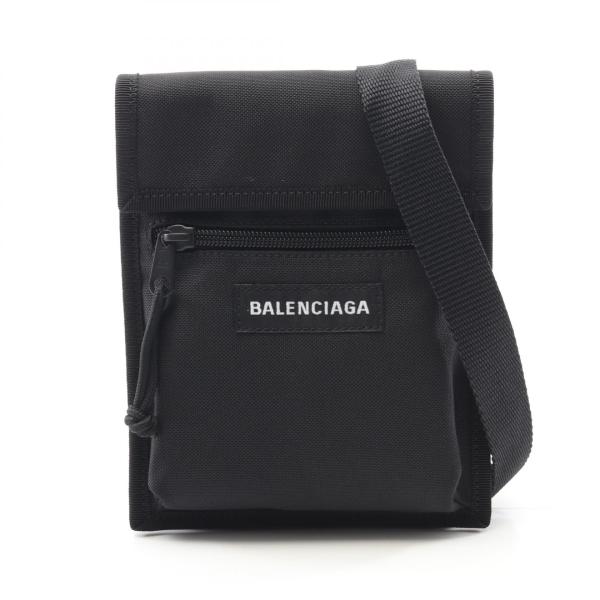 【極美品】BALENCIAGAスポーツスモールメッセンジャーバッグ　斜め掛け　黒 極美品】BALENCIAGAスポーツスモールメッセンジャーバッグ斜め掛け黒