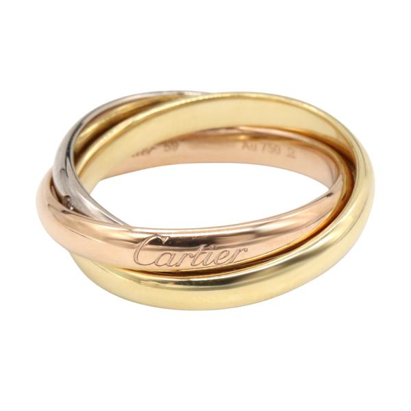 S*A様 Cartier カルティエ トリニティリング K18 約7.28g Cartier（カルティエ） トリニティリング 5PD ブランドオフ CARTIER