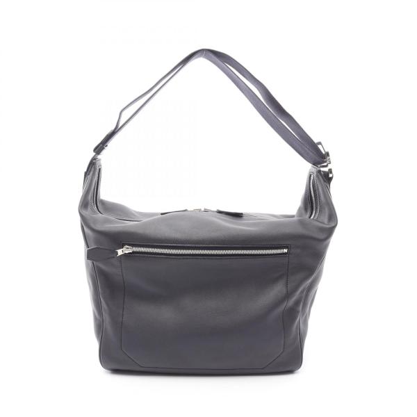 エルメス HERMES シティスライドMM ショルダーバッグ バッグ カーフ（牛革） エバーカーフ レディース ネイビー系 【中古】 HERMES（エルメス） シティスライドMM ブランドオフ カーフ（牛革