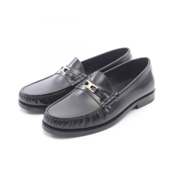 CELINE（セリーヌ） ルコ トリオンフ ブランドオフ レザー ローファー