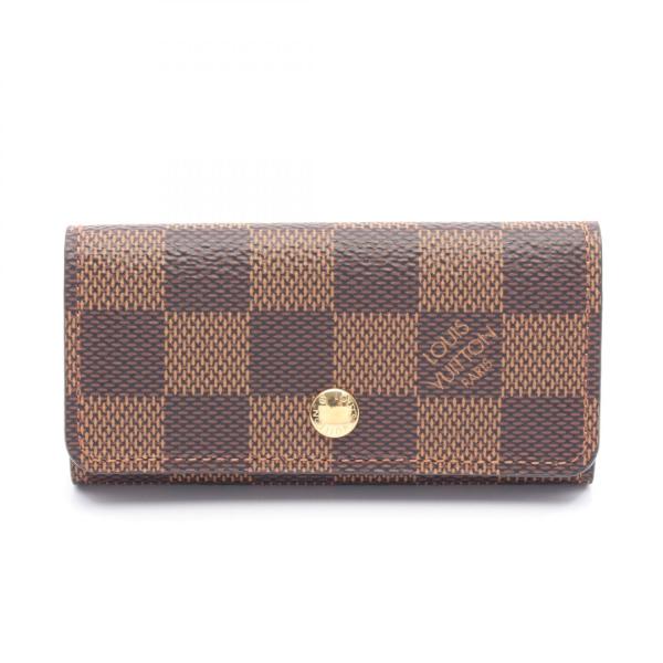 【X'masセール★30%OFF】ルイ・ヴィトン LOUIS VUITTON キーケースダミエ ミュルティクレ4 ラベルコレクション レディース 中古 LOUIS VUITTON（ルイ・ヴィトン） ミュルティクレ4 ブランドオフ キー